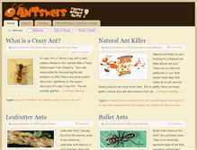 Tablet Screenshot of antswers.com